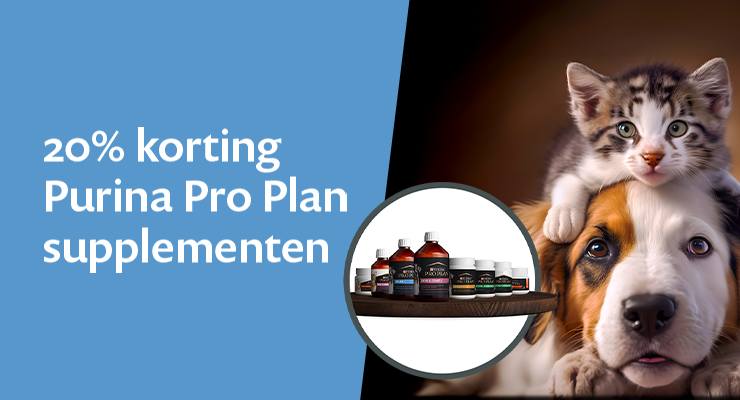 ACTIE: Purina Pro Plan supplementen met 20% korting
