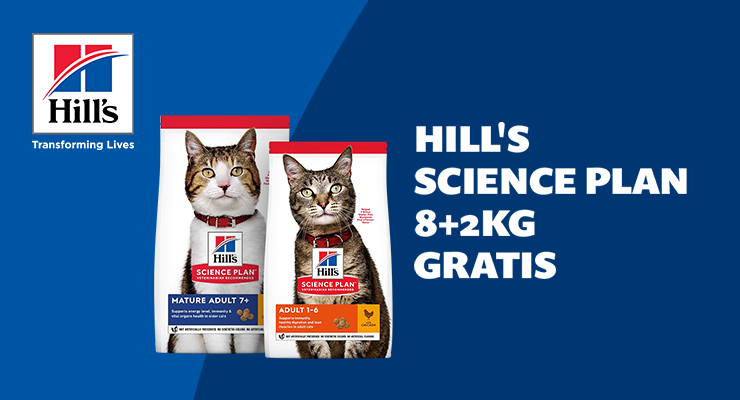 ACTIE: Hill's Science Plan kat 8+2kg gratis ACTIE: Hill's Science Plan kat 8+2kg gratis