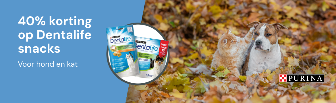 ACTIE: 40% korting op Purina Dentalife snacks