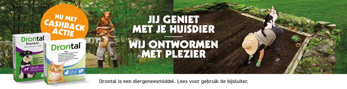Drontal Cashback-actie Drontal Cashback-actie