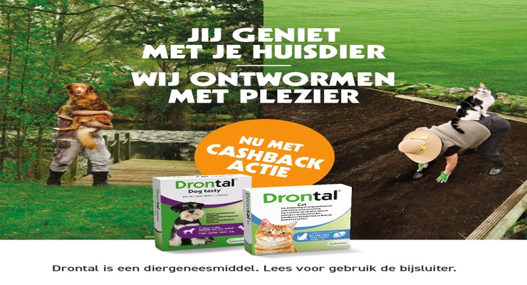 Drontal Cashback-actie Drontal Cashback-actie