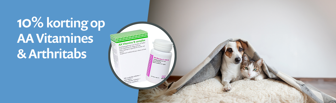 ACTIE: 10% korting op AA Arthritabs & Vitamines ACTIE: 10% korting op AA Arthritabs & Vitamines