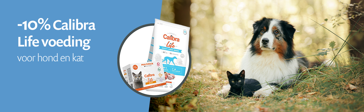 ACTIE: 10% korting op Calibra Life voeding ACTIE: 10% korting op Calibra Life voeding