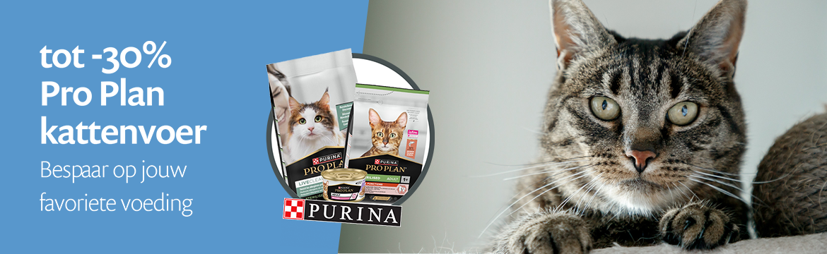 ACTIE: tot 30% korting op Purina Pro Plan kattenvoer