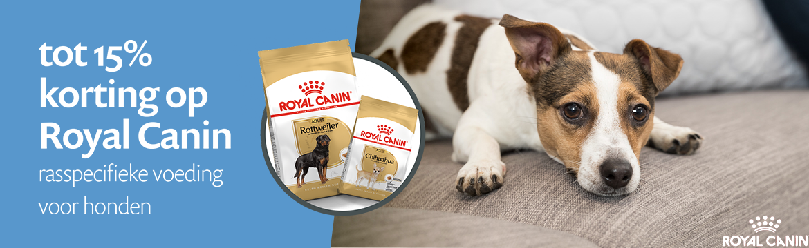 ACTIE: tot 15% korting op Royal Canin rasspecifieke hondenvoeding