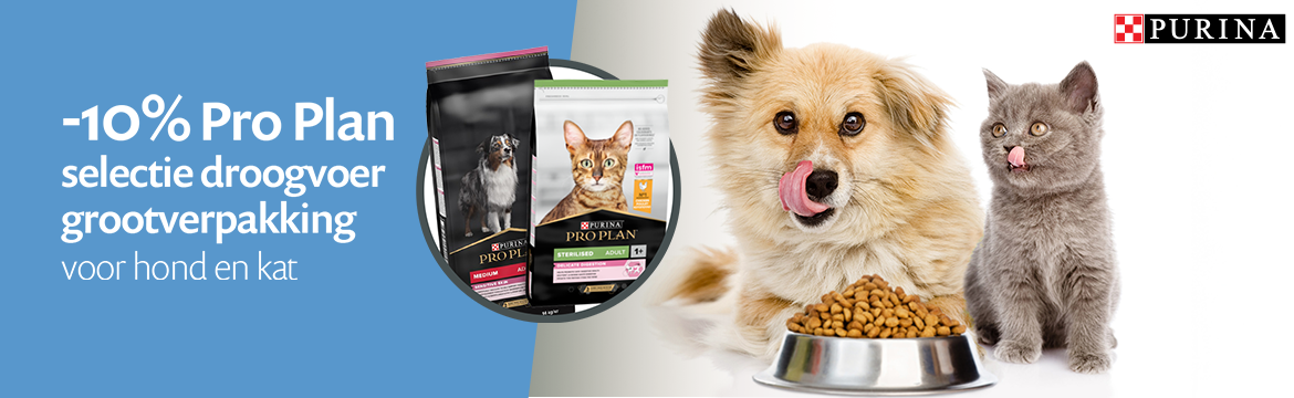 ACTIE: 10% korting op Pro Plan droogvoer grootverpakking