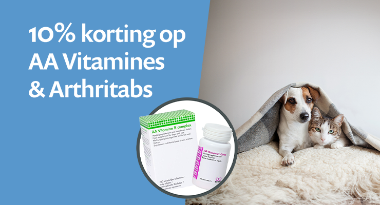 ACTIE: 10% korting op AA Arthritabs & Vitamines ACTIE: 10% korting op AA Arthritabs & Vitamines