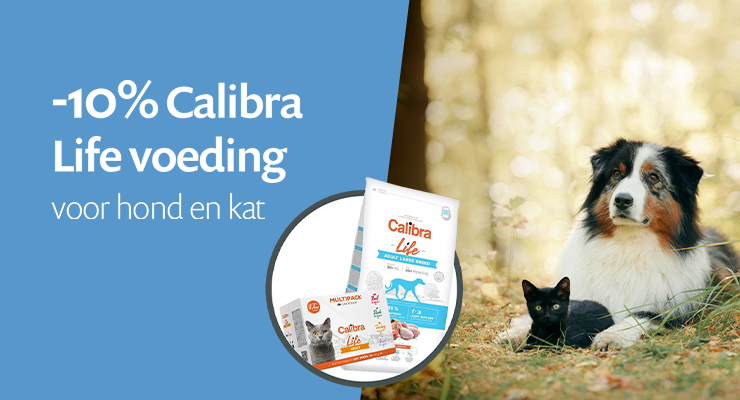 ACTIE: 10% korting op Calibra Life voeding ACTIE: 10% korting op Calibra Life voeding
