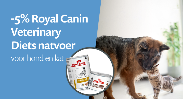 ACTIE: 5% korting op Royal Canin Veterinary natvoer