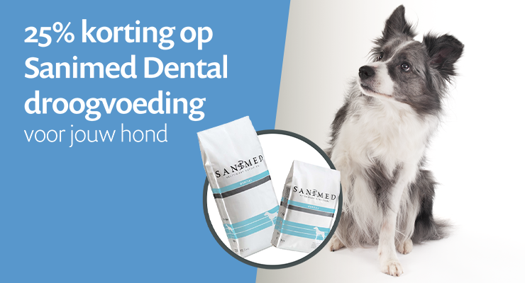 ACTIE: -25% Sanimed Dental droogvoeding