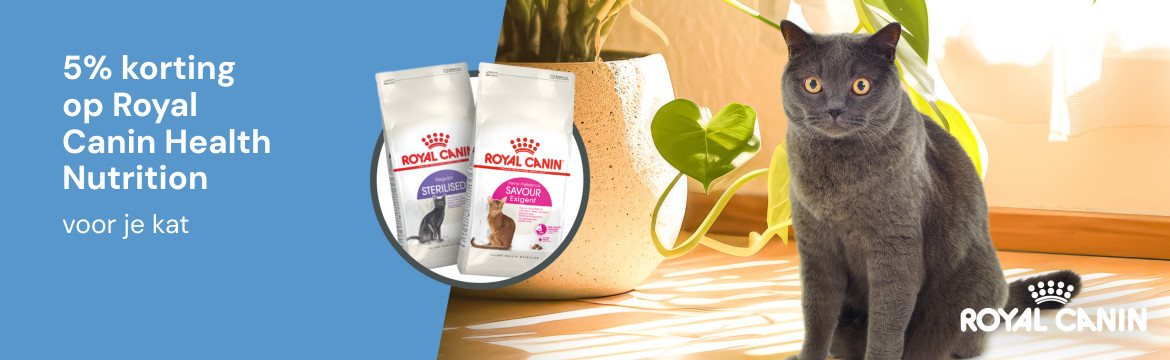 ACTIE: 5% korting Royal Canin Health Nutrition grootverpakkingen voor je kat