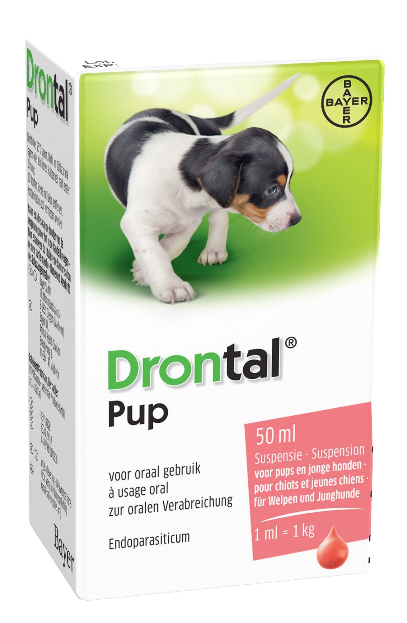 Verzwakken schoorsteen schending Drontal Ontworming Pup 50ml | VoorMijnDier