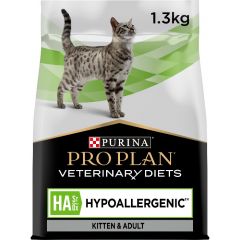 Purina Pro Plan veterinary diets feline hypoallergenic kattenvoer 1,3kg zak