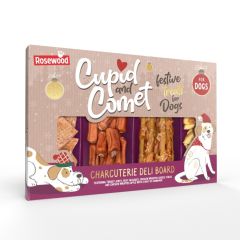Rosewood Cupid&Comet Charcuterie Kerst Deli Plank hondensnacks 200 gram