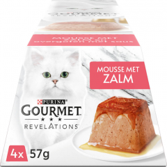 GOURMET™ Revelations Mousse met Zalm kattenvoer nat 4x57