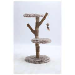 Adori Krabpaal Izzi Wit Bruin 45x45x86 cm