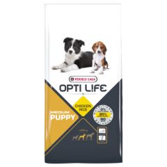 Versele Laga Opti Life puppy medium hondenvoer 12,5kg zak