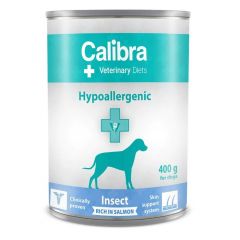Calibra Veterinary Diets Hypoallergenic Zalm & Insect natvoer hond 400 gram
