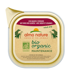 Almo Nature Dailymenu bio pate hond Rund en groenten 32x100gr