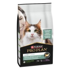 Purina Pro Plan liveclear sterilised kalkoen kat 1,4kg