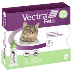 Vectra Felis 3 pipetten voor katten van 0,6 tot 10 kg