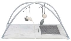 Trixie Krabmat met speeltjes aan koord grijs 60x33x42 cm