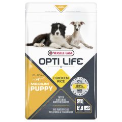 Versele Laga Opti Life puppy medium hondenvoer 1kg zak