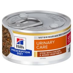 Hill's Prescription Diet C/D Multicare Stress Urinary Care Stoofpotje kat met Kip & Groenten 82g blik