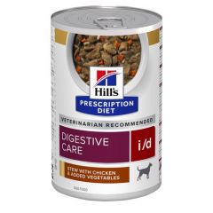 Hill's I/D Digestive Care hondenvoer nat stoofpotje met Kip en groenten 354g blik
