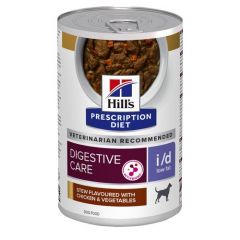 Hill's i/d Low Fat Digestive Care met kip hondenvoer nat stoofpotje kip & groenten 354gr blik
