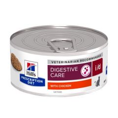 Hill's I/D Digestive Care kattenvoer nat met Kip 156g blik