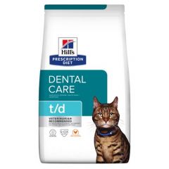 Hill's Prescription Diet t/d Dental Care kattenvoer met Kip 3kg zak