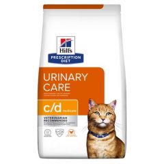 Hill's C/D Multicare Urinary Care kattenvoer met Kip 12kg zak