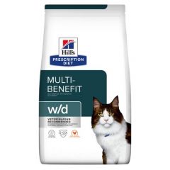 Hill's Prescription Diet w/d Multi-Benefit kattenvoer met Kip 3kg zak