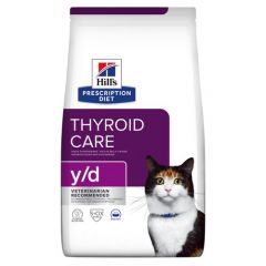 Hill's Prescription Diet y/d Thyroid Care kattenvoer 3kg zak