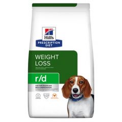 Hill's Prescription Diet r/d Weight Reduction hondenvoer met Kip 10kg zak
