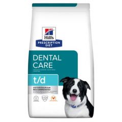 Hill's Prescription Diet t/d Dental Care hondenvoer met Kip 10kg zak