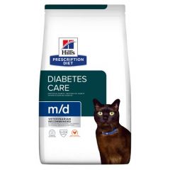 Hill's Prescription Diet m/d Diabetes Care kattenvoer met Kip 1.5kg zak