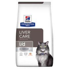Hill's L/D Liver Care kattenvoer met Kip 1.5kg zak