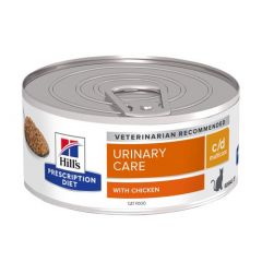 Hill's C/D Multicare Urinary Care kattenvoer nat met Kip 156g blik