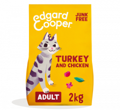 Edgard & Cooper graanvrij kalkoen kattenvoer 2kg