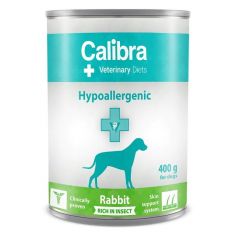 Calibra Veterinary Diets Hypoallergenic Konijn & Insect natvoer hond 400 gram