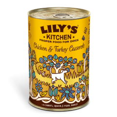 Lily's Kitchen Casserole met Kip/Kalkoen hondenvoer nat 400 gram