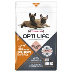 Versele Laga Opti Life puppy sensitive all breeds hondenvoer 1kg zak