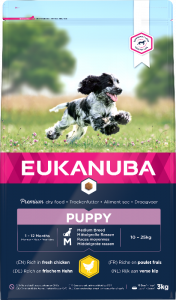 Eukanuba Dog - Puppy Medium - 3kg