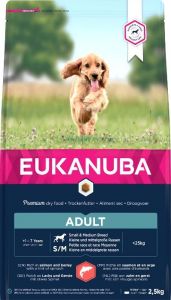 Eukanuba Dog - Adult Small/Medium Zalm & Gerst 2,5kg