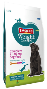 Smølke Weight Control hondenvoer 12kg  (LET OP! BREUK ZAK)