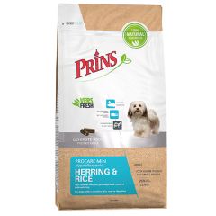 Prins ProCare Hypoallergenic Mini Haring&Rijst hondenvoer 3kg 