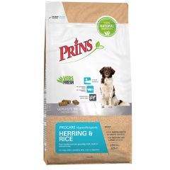 Prins Procare Hypoallergenic Haring&Rijst hondenvoer 12kg