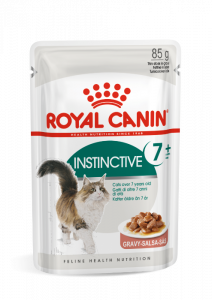 Royal Canin Instinctive 7+ in Gravy (saus) natvoer kattenvoer zakjes 12x85g